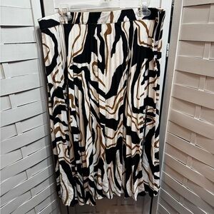 Chico’s Swirled Ankle Skirt